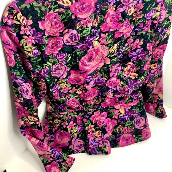 Vintage Richard Warren floral blouse - Picture 9 of 12